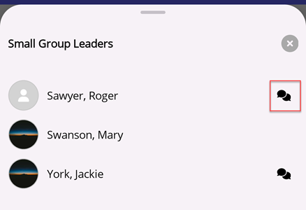 View Team Members Dialog