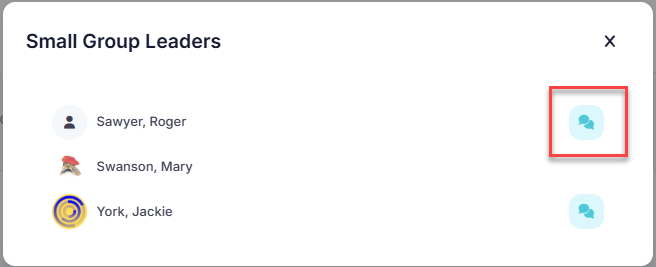 View Team Members Dialog