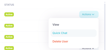 Quick Chat Menu